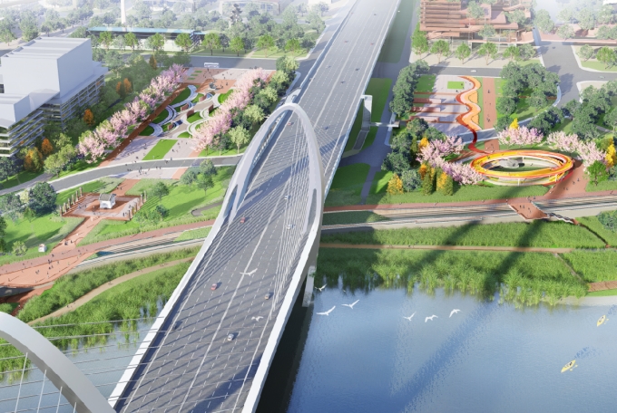 “两园一河”城市设计征集实现，3个规划颁布